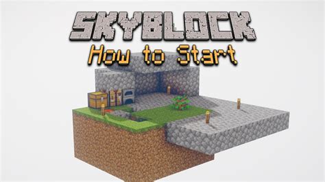 How To Start Skyblock Youtube