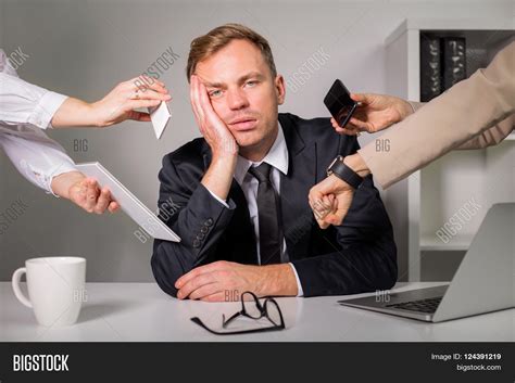 Tired Man Being Image And Photo Free Trial Bigstock
