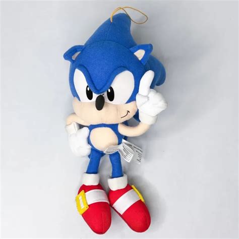 Sonic The Hedgehog Classic Sonic Plush Toy 12 Great Eastern Entertainment Sega 14 96 Picclick