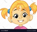 Crazy Cartoon Girl Face