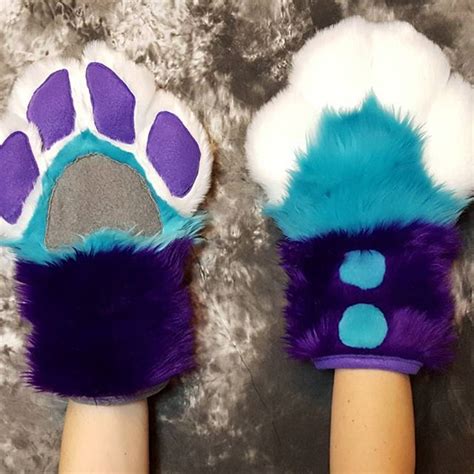 If you have 15 minutes and some fake fur, you can make this. Mon (@mon.monstercat) • Instagram photos and videos | Fursuit paws, Furry design, Diy cat ears
