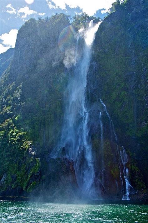 Waterfall Nz Beautiful Waterfalls Waterfall Wonders Of The World