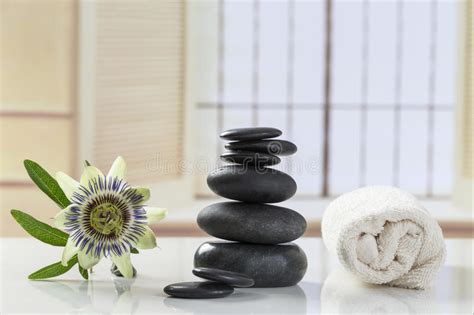Spa Setting Relaxation And Zen Stock Image Image Of Massage Beauty 80093187