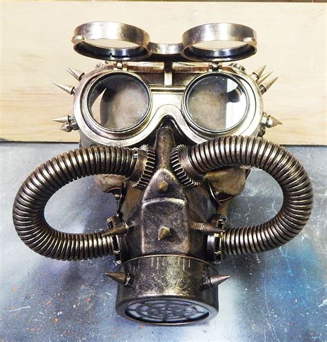 Steampunk Mad Max 2 Pc Set Distressed Gold Steampunk Etsy