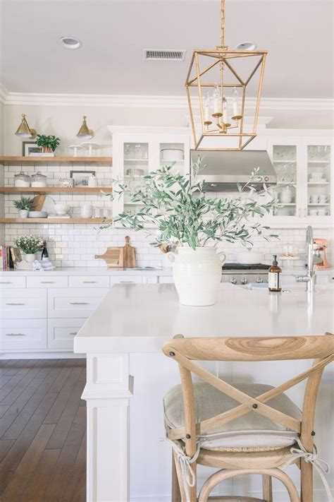 White And Bright Kitchen Reveal White Kitchen Design Farmhouse Kitchen