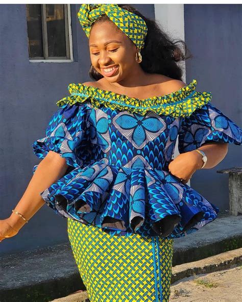 Ankara Styles For Ladies 2022 Nigeria Skirt And Blouse Styles Ladeey