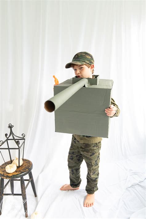 Diy Army Soldier And Tank Costume Finding Silver Pennies