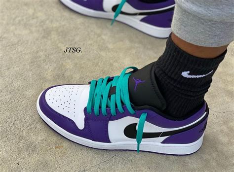 Jordan 1 low court purple eu 42,5. 553558-500 : que vaut la Air Jordan 1 Low AJ1 Court Purple ...