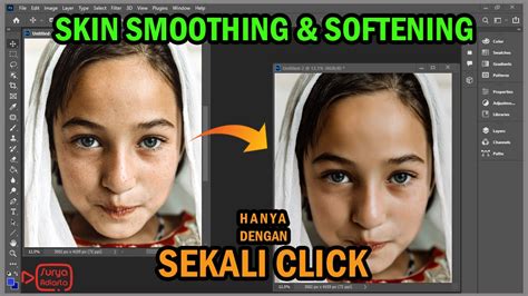 Cara Edit Tercepat Menghaluskan And Mencerahkan Kulit Wajah Di Photoshop