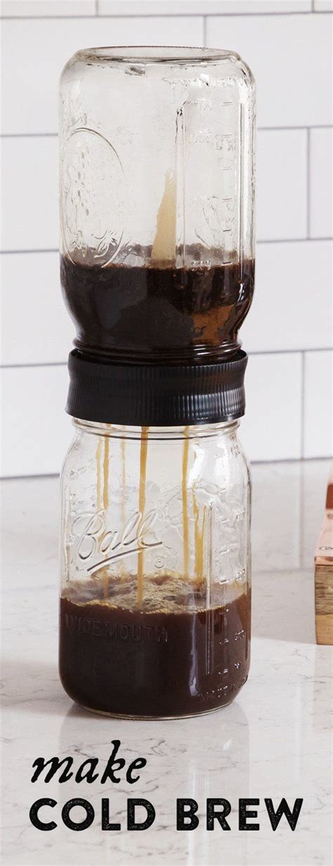 Make Your Own Cold Brew Coffee With This Filter And Two Mason Jars