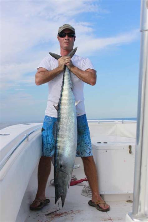 Capt Charlie Ellis With A Huge Wahoo Caught While Vertical Jigging