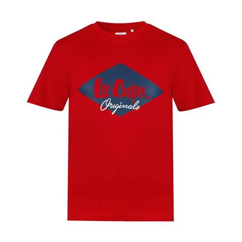 Lee Cooper Cooper Logo T Shirt Regular Fit T Shirts