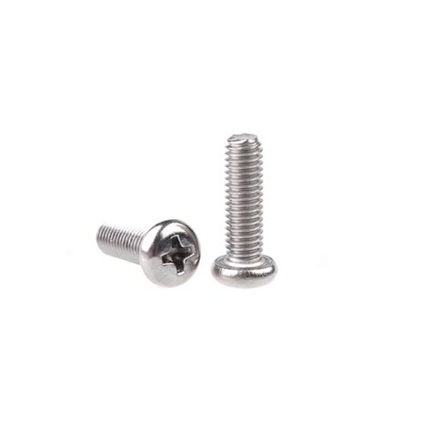 Industrial Screws And Bolts M25 X 6mm Stainless Steel Phillips Pan Head