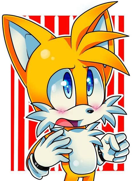 This Is Tails Blushing And Its So Adorable Sonic Sonic