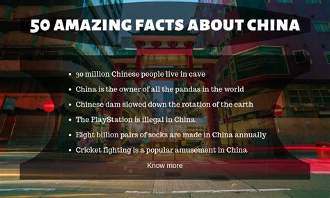 50 Amazing And Unknown Facts About China
