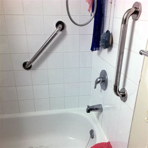Where to put grab bars in a bathroom (and how to install them). Grab bar installation reviews - Grab Bar Guy ...