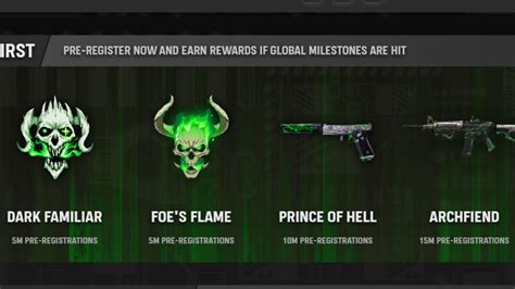All Pre Registration Rewards For Call Of Duty Warzone Mobile Gamer