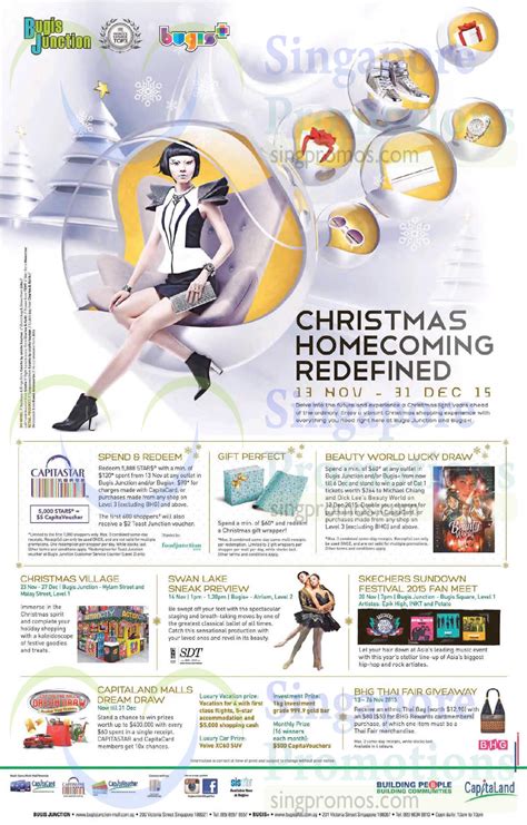Get the best of both worlds as you save on your shopping. Bugis Junction & Bugis+ Christmas Homecoming Redefined 15 ...