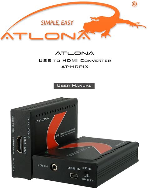 Atlona At Hdrx Rsnet User Manual