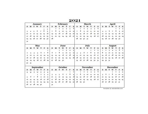 Free Editable Calendar 2021 Calendar Printables Free Blank