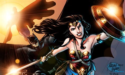 Wonder Woman And Batman Justice League