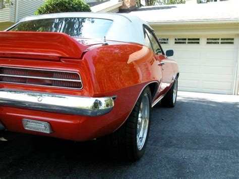 1969 Chevrolet Camaro Ss Factory Code X11 Paint Code 72 Hugger Orange