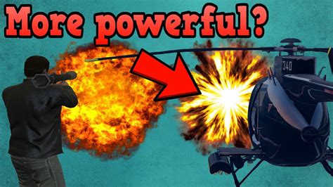 Are All Explosions As Powerful As Each Other Gta Online Youtube