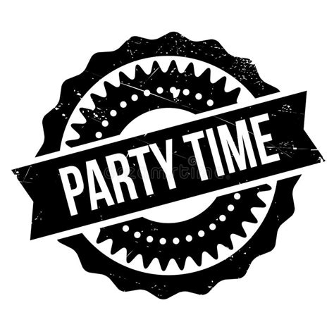 Party Time Stamp Stock Vector Illustration Of Insignia 82577424