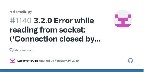 Error While Reading From Socket Connection Closed By Server