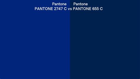 Pantone 2747 C Vs Pantone 655 C Side By Side Comparison