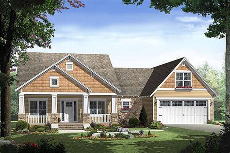 Craftsman Style House Plan 3 Beds 2 Baths 1800 Sqft Plan 21 247