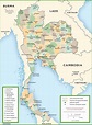 Thailand political map