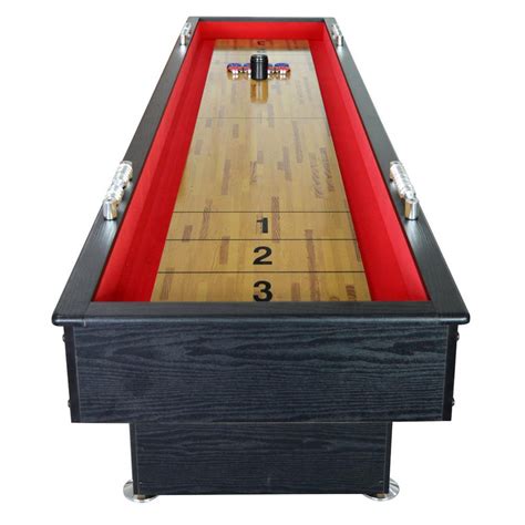 Shuffleboard Game Table With Padded Gutters 8 Ft Exciting Fun Indoor