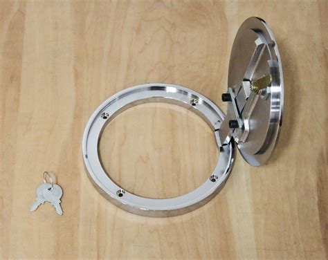 8 Hinged Locking Chrome Cover Plate Performance Sports Systems