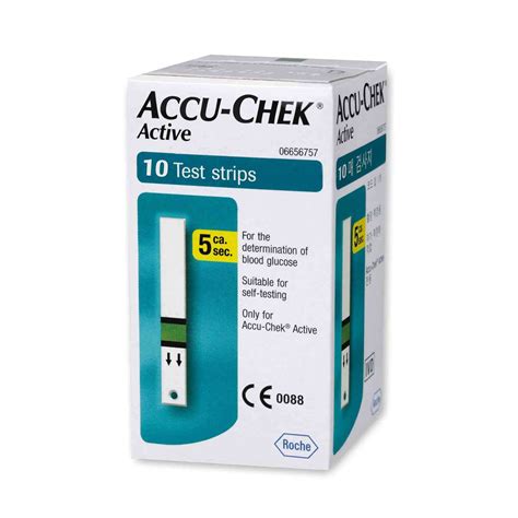 Buy Accu Chek Active Glucometer Test Strips Box Of Online At Flat