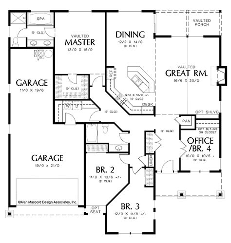 4 Bedroom Floor Plans Under 2000 Sq Ft