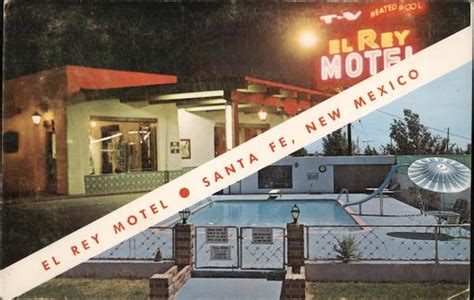 El Rey Motel Santa Fe Nm Postcard