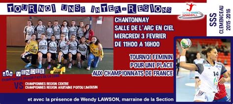 TOURNOI UNSS INTER REGIONS Comité de Vendée de Handball