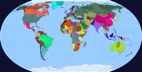 Q Bam World Map Colour By Dinospain On Deviantart