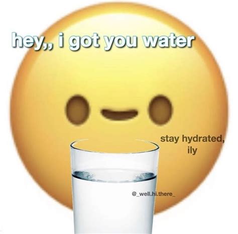 Stay Hydrated In 2021 Stupid Memes Me Too Meme Wholesome Memes
