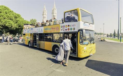 Autob S Tur Stico Yellow Bus Belem Y Lisboa Moderna Entrada Al Oceanario