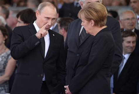 Kamienna Twarz Merkel Podczas Spotkania Z Putinem Rmf 24