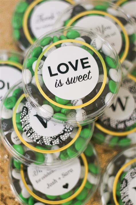 Simple Wedding Favors Featuring My Mandms Plus Free
