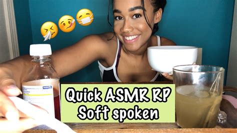 asmr rp girlfriend takes care of you while you re sick quick rp soft spoken youtube