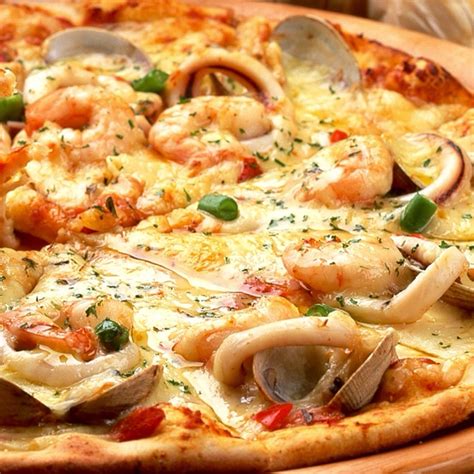 Seafood Pizzaextremely Delish Receipes Pinterest