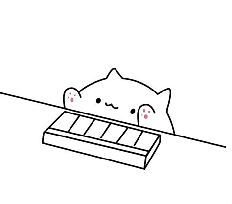 Cat Bongo Cat Keyboard And Mouse 