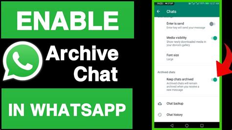 How To Enable Archive Chat In Whatsapparchived Chats Whatsappunique