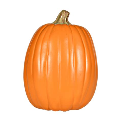 Way To Celebrate Halloween Orange Pumpkin Decoration Tall Walmart