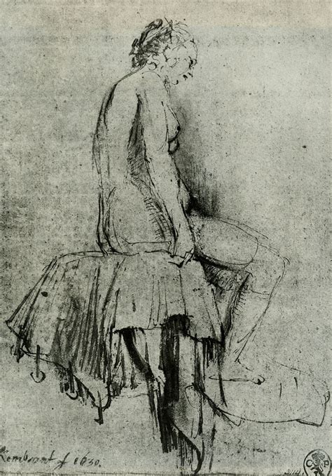 Rembrandt Female Nude