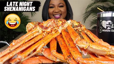 2x Spicy Snow Crab Legs Seafood Boil Mukbang 먹방쇼 シーフード Youtube